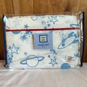 Space & The Galaxy NEW Full Flat Sheet + Pillowcase